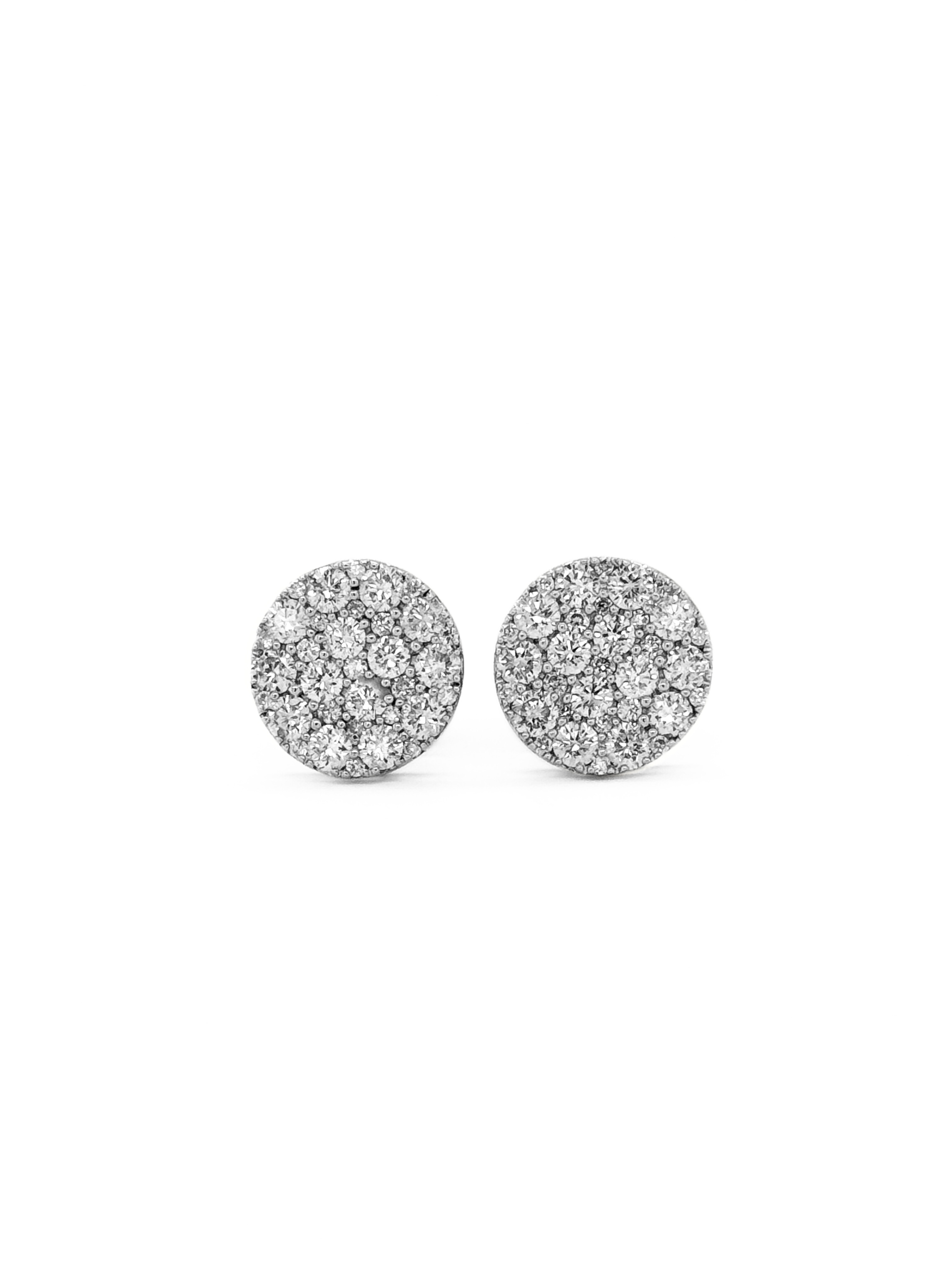 DIAMOND STUD EARRING-414096